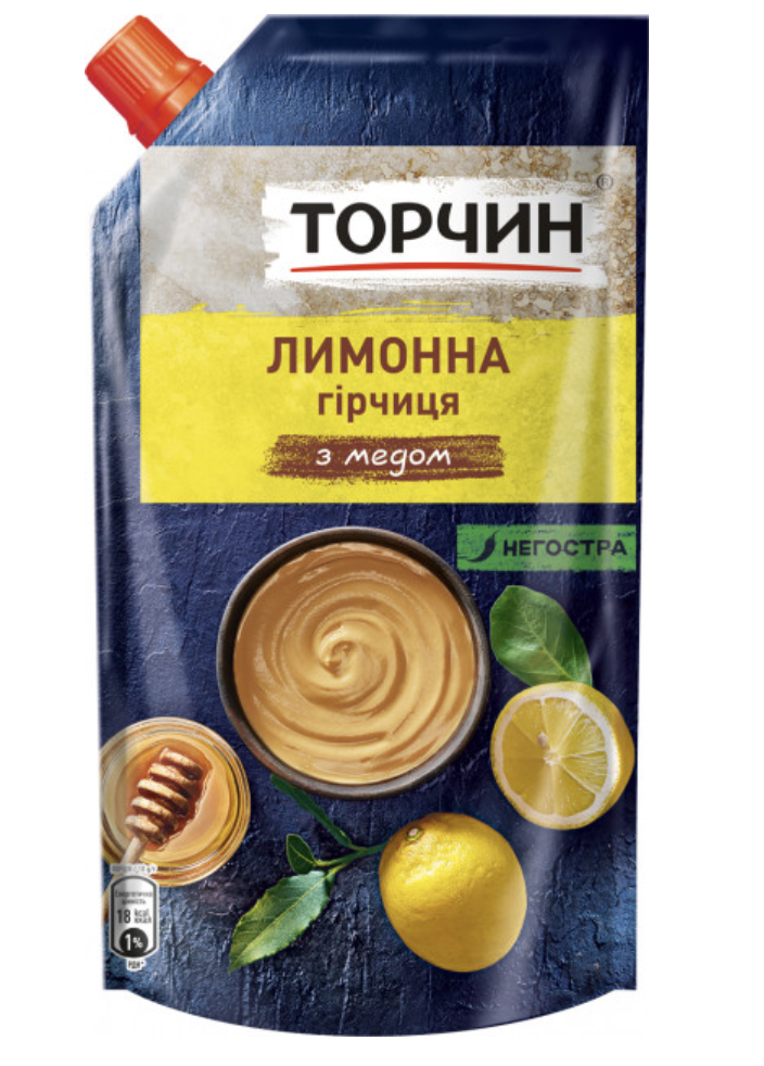 Гірчиця Торчин Лимонна 115г